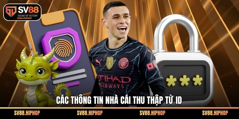 Các thông tin nhà cái thu thập từ ID